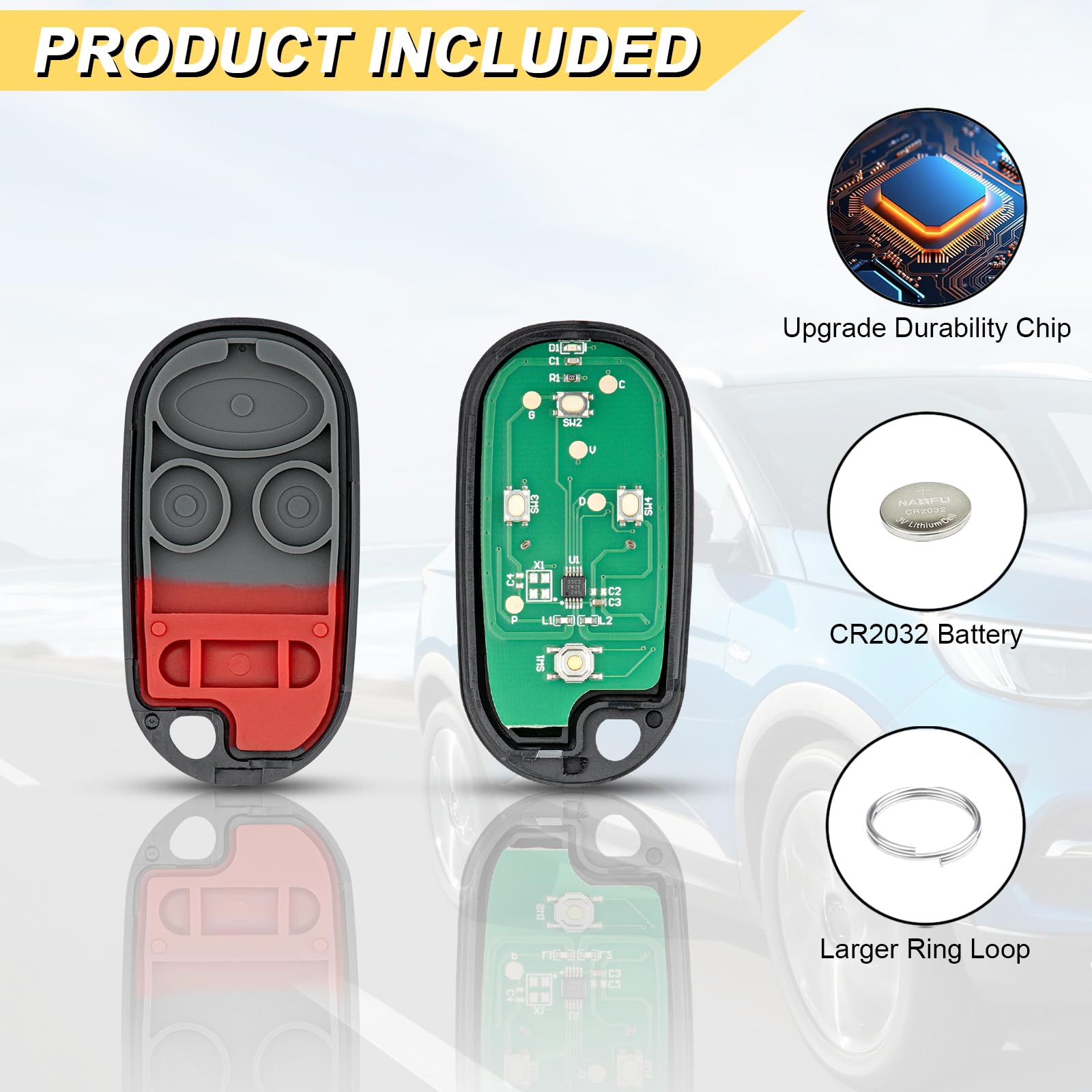 Vurkcy premium key fob housing withstands daily use