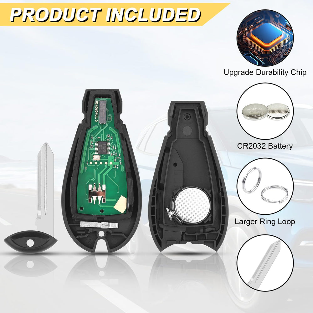 Vurkcy Ram fob with pre-installed battery