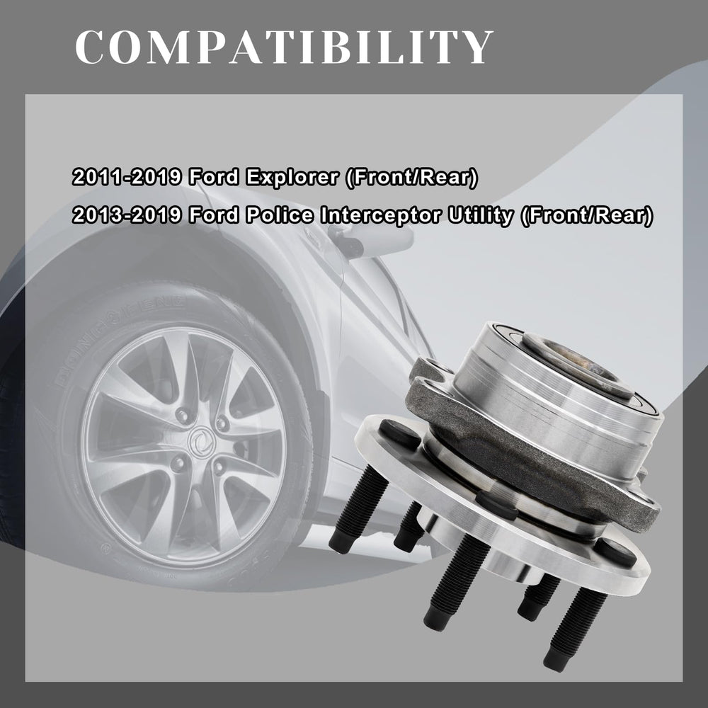 Vurkcy rear wheel bearing hub assembly supports smooth, quiet SUV operation