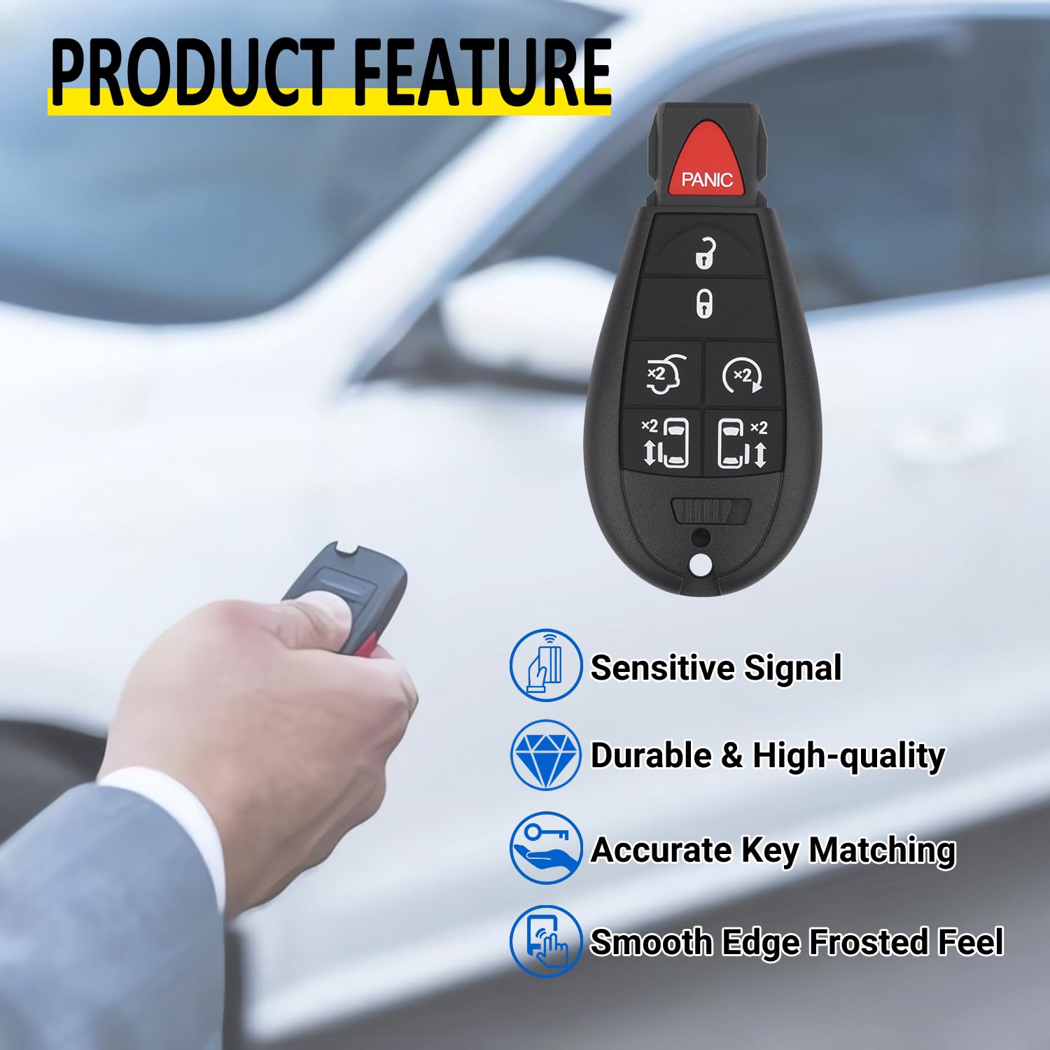 Vurkcy self-programming guide for compatible Chrysler and Dodge remotes