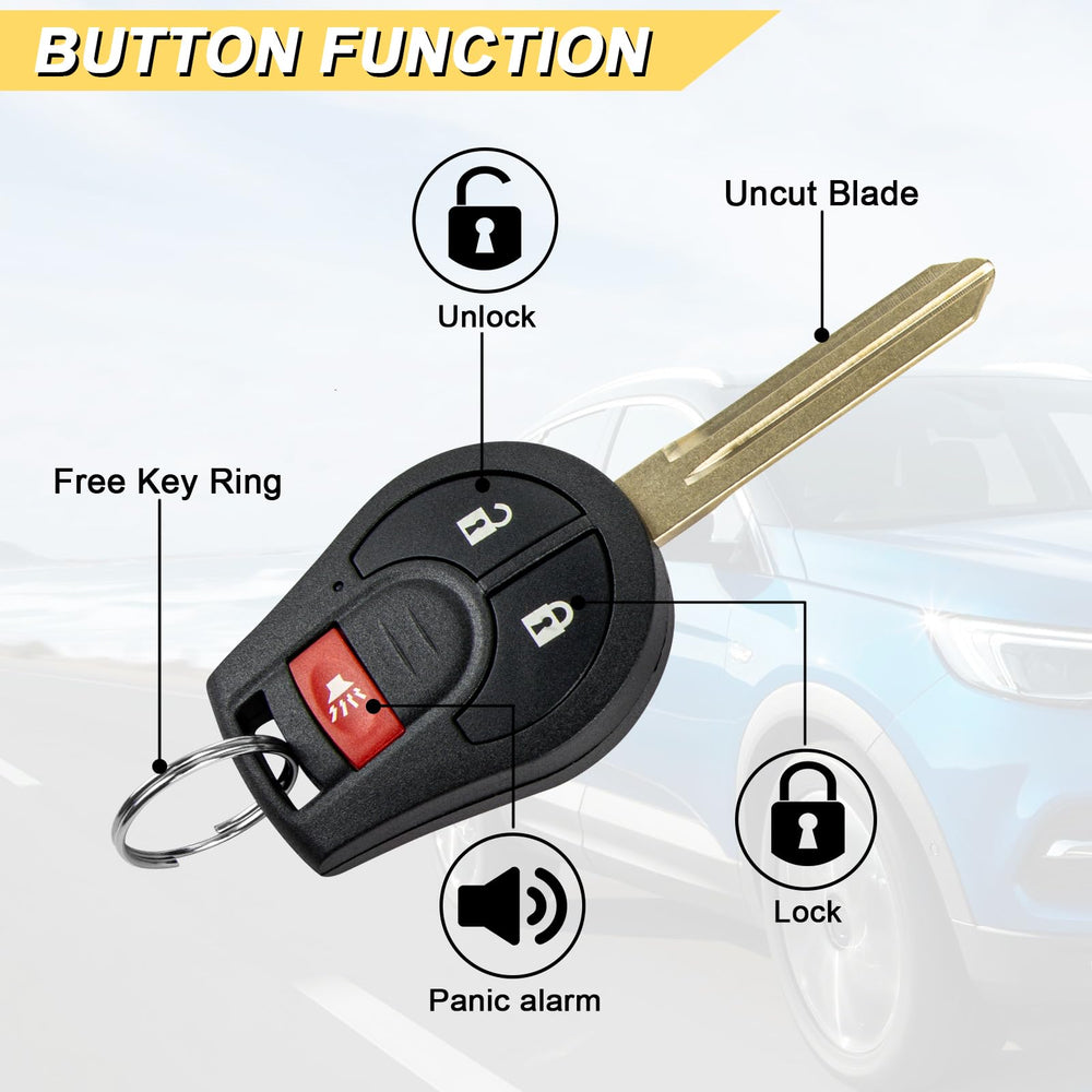 Vurkcy two-pack of fobs for convenient spare and quick replacement.