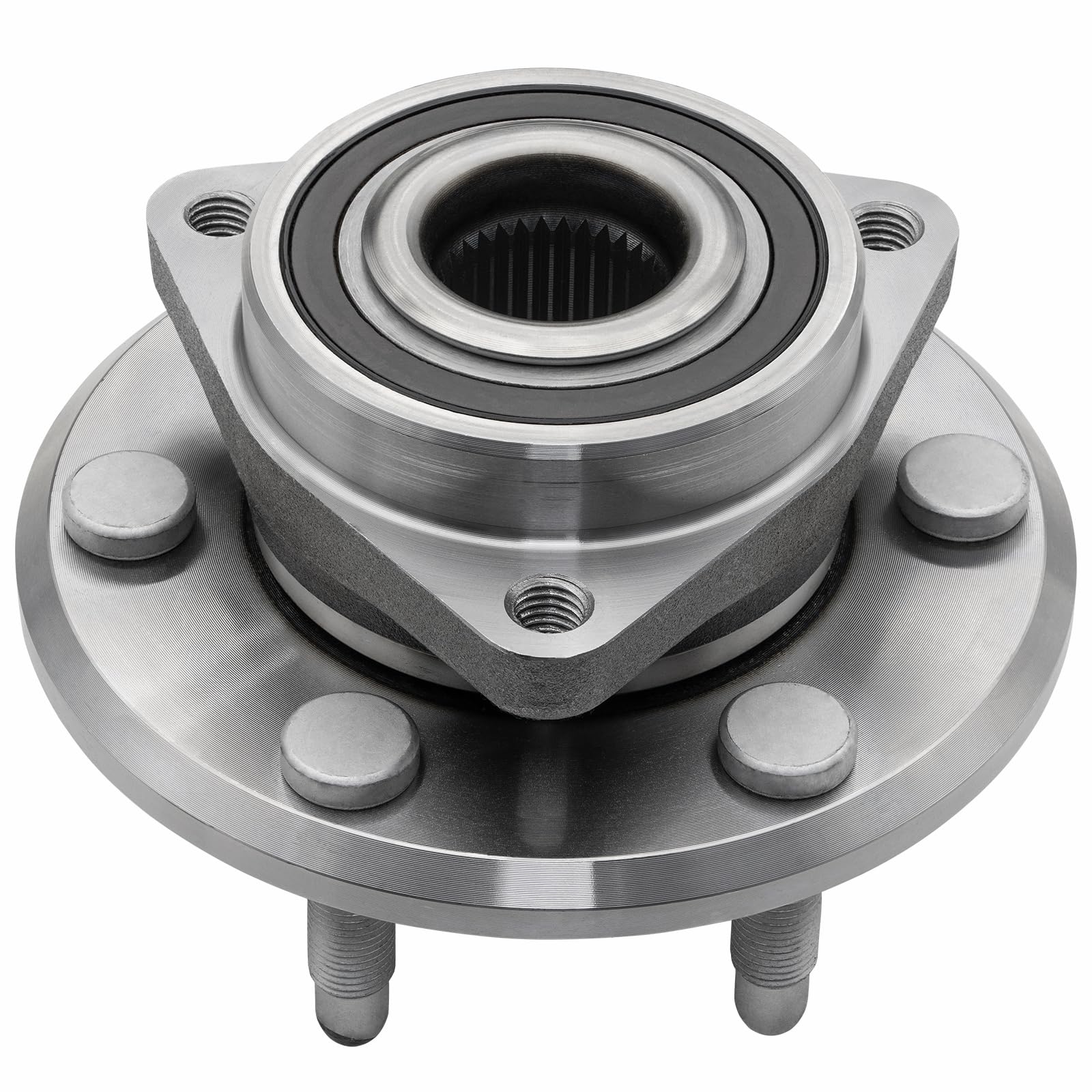 Vurkcy front wheel bearing hub assembly for stable steering and smooth ride.