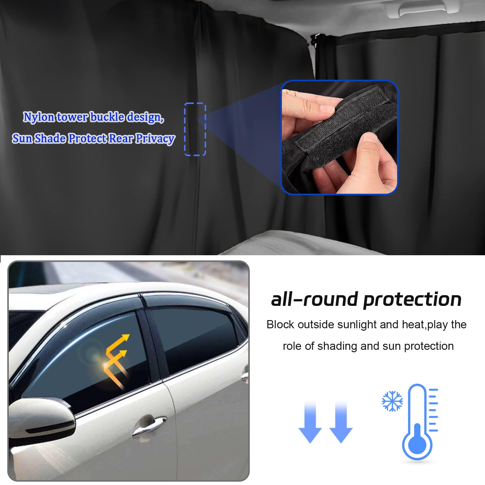 VVAG car window shades in use demonstrating quick installation