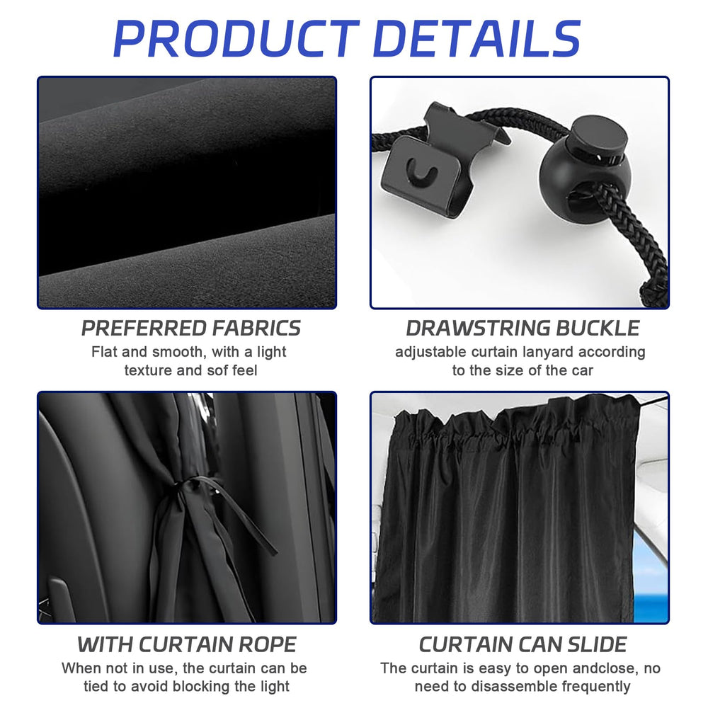 VVAG rear window curtain right shields passengers from sun