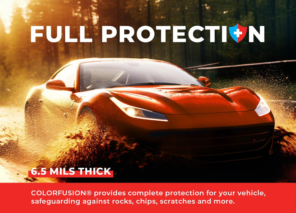 VViViD ColorFusion PPF paint-safe adhesive preserves top coats during removal.