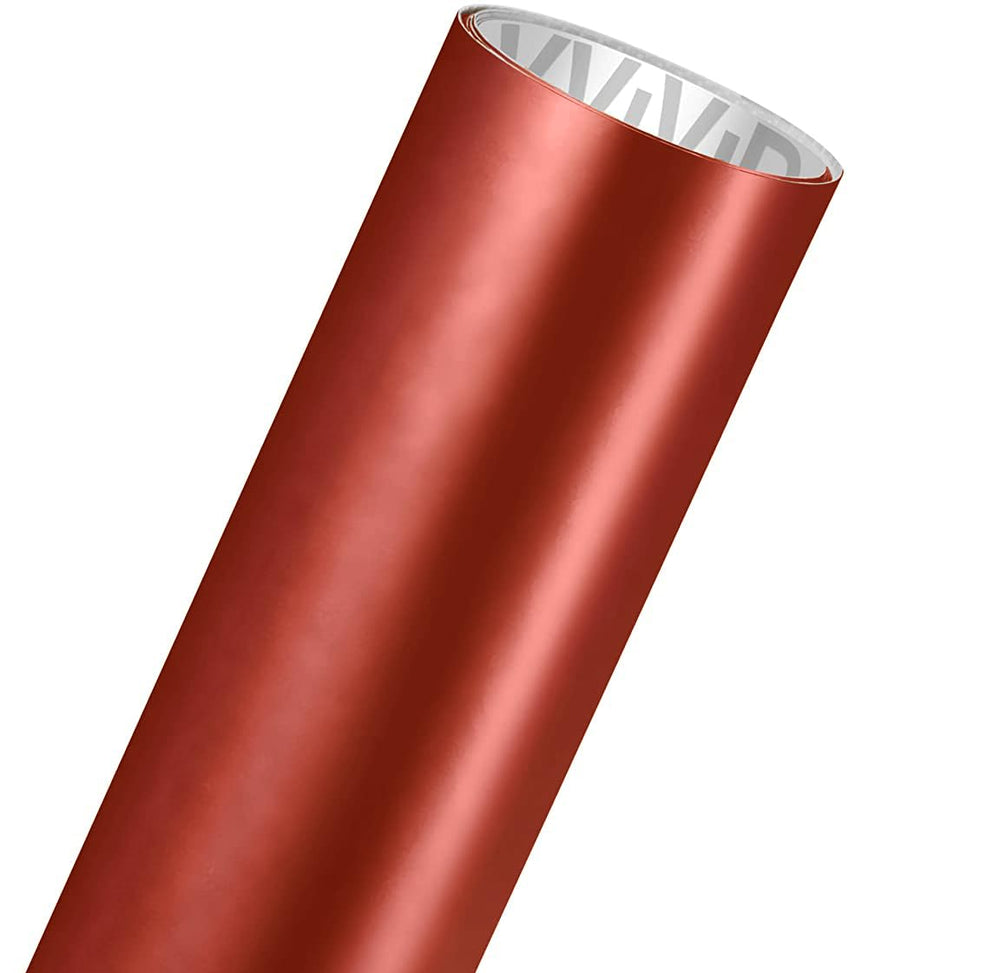 VViViD Satin Chrome wrap shows air release for bubble-free installation.