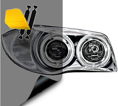 VViViD Air-Tint headlight sheet for factory-style finish and protection