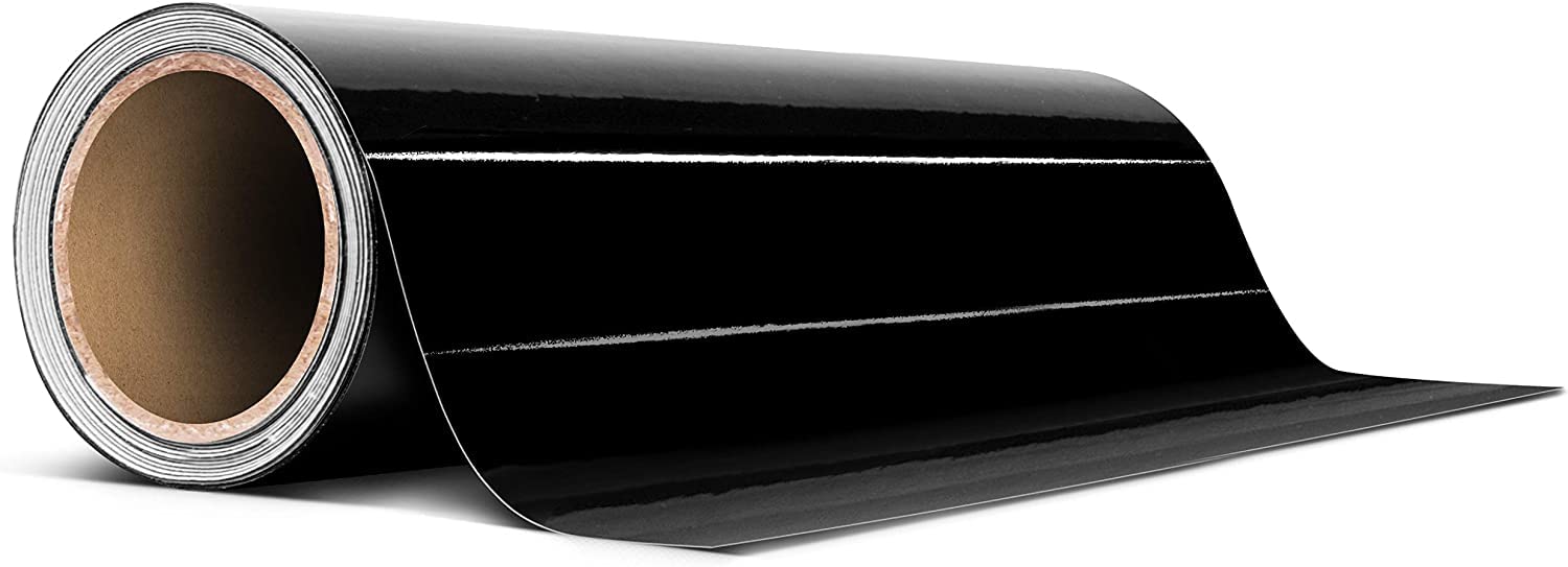 VViViD black gloss air-release roll ready for chrome delete projects.