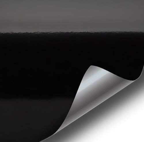 VViViD Black high-gloss wrap roll shows premium DIY vehicle finish