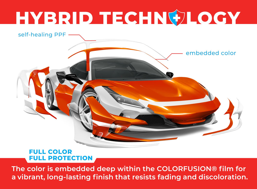 VViViD ColorFusion color depth embedded for long-lasting gloss and fade resistance.