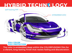 Door wrap shows paint-safe adhesive for easy, safe removal.