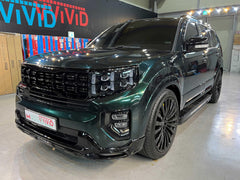 VViViD ColorFusion gloss Shadow Green roof wrap adds color depth with self-healing potential
