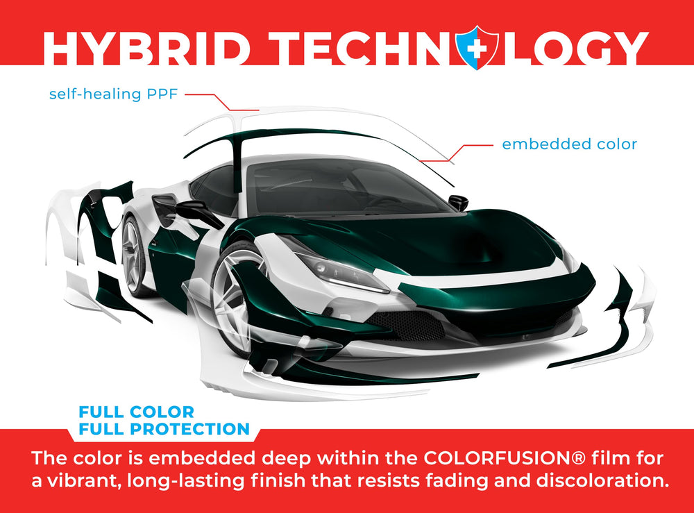 VViViD ColorFusion gloss Shadow Green close-up shows embedded color depth