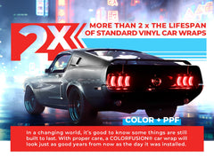 VViViD ColorFusion PPF adhesive-safe film protects paint without damage.