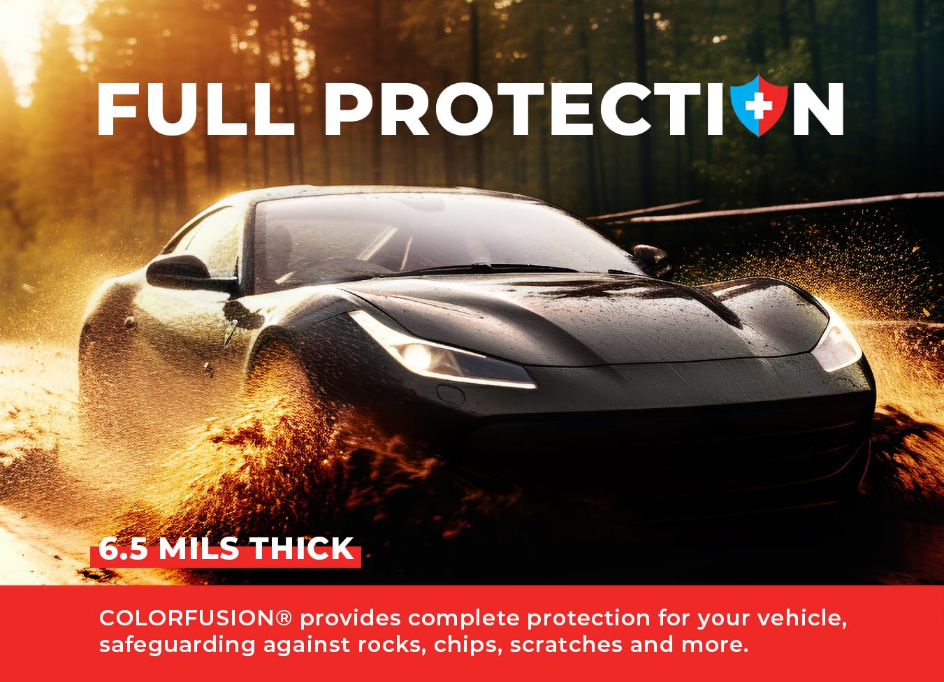 VViViD ColorFusion PPF bumper wrap demonstrates edge-to-edge protection.