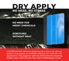 VViViD ColorFusion PPF door panel demonstrates stable color and edge adhesion.