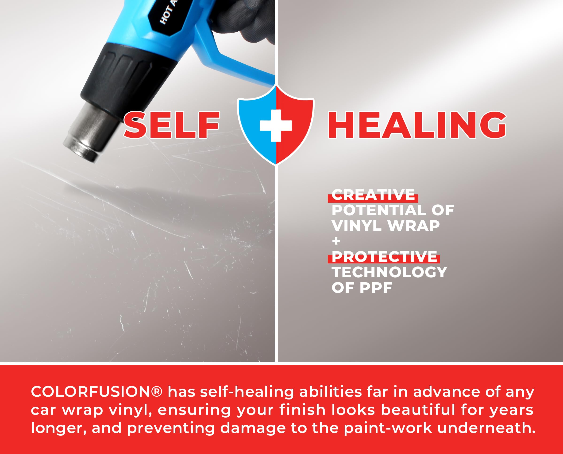 Dry application workflow for ColorFusion PPF simplifies installation.