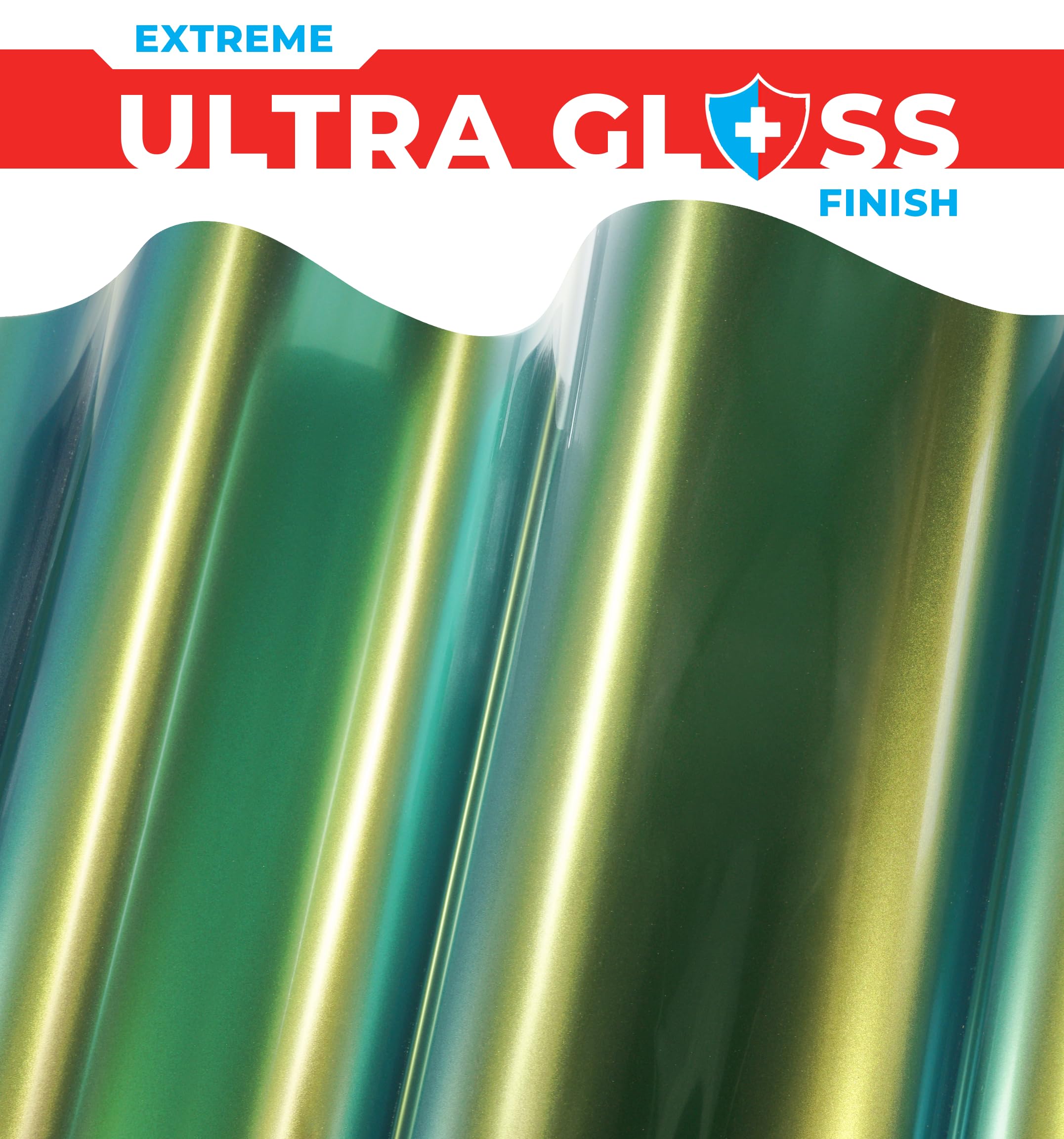 VViViD ColorFusion PPF hood wrap in gloss green demonstrates edge-to-edge protection