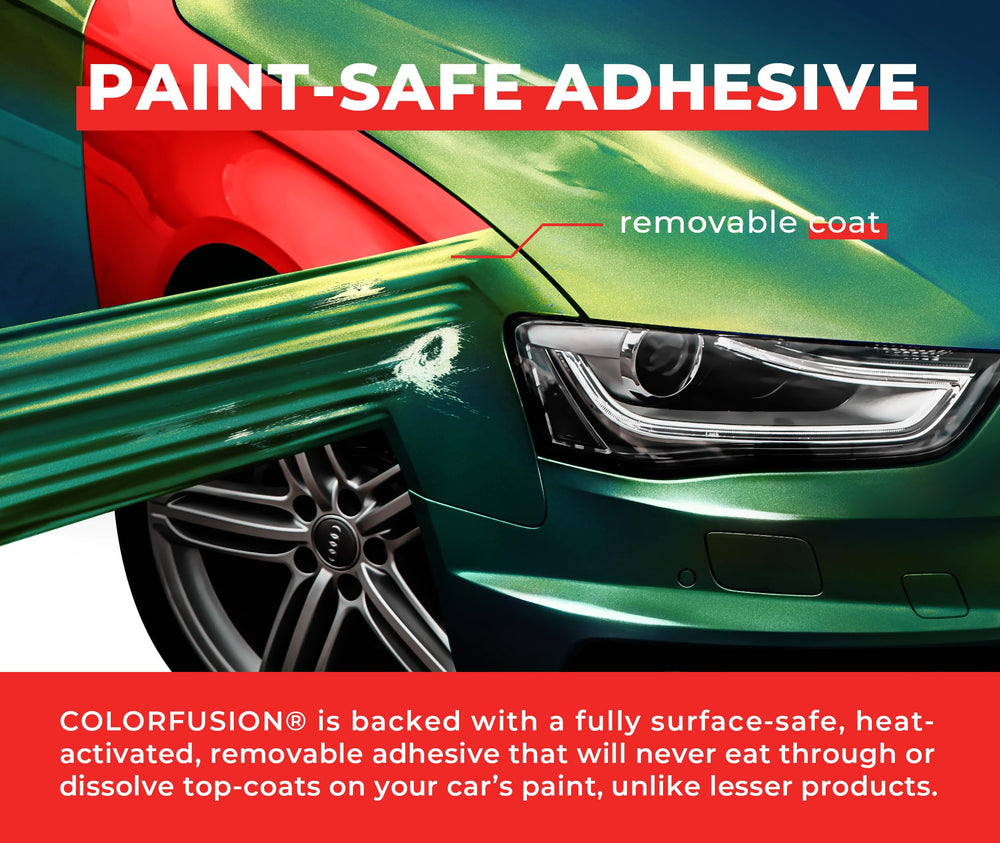 VViViD ColorFusion PPF roof wrap in gloss green adds UV protection