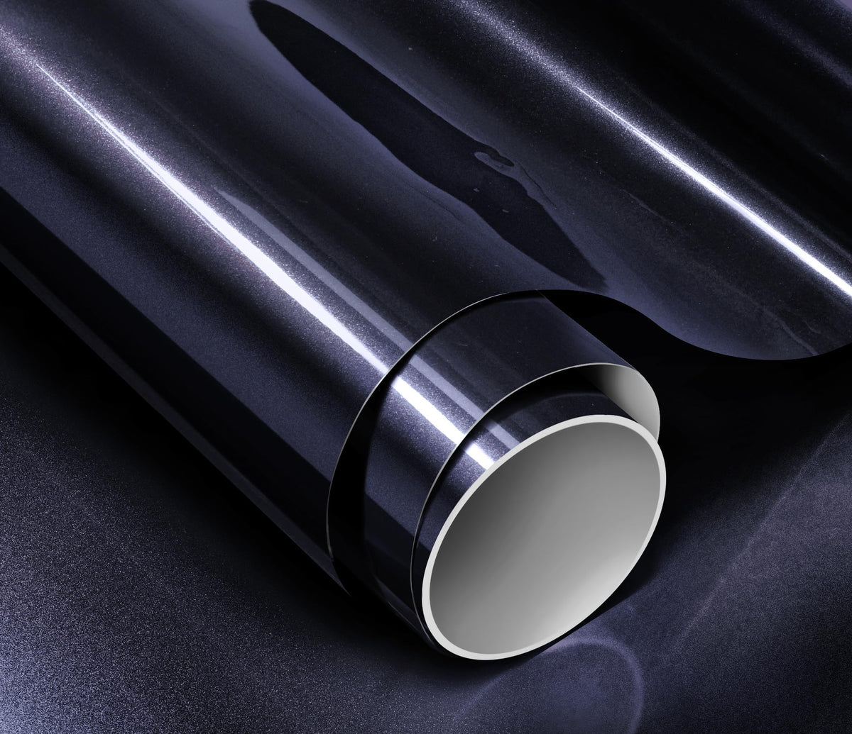 VViViD ColorFusion PPF gloss storm grey wrap roll protects and enhances the finish.