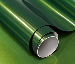 VViViD ColorFusion PPF gloss urban green roll protects paint with vibrant color.