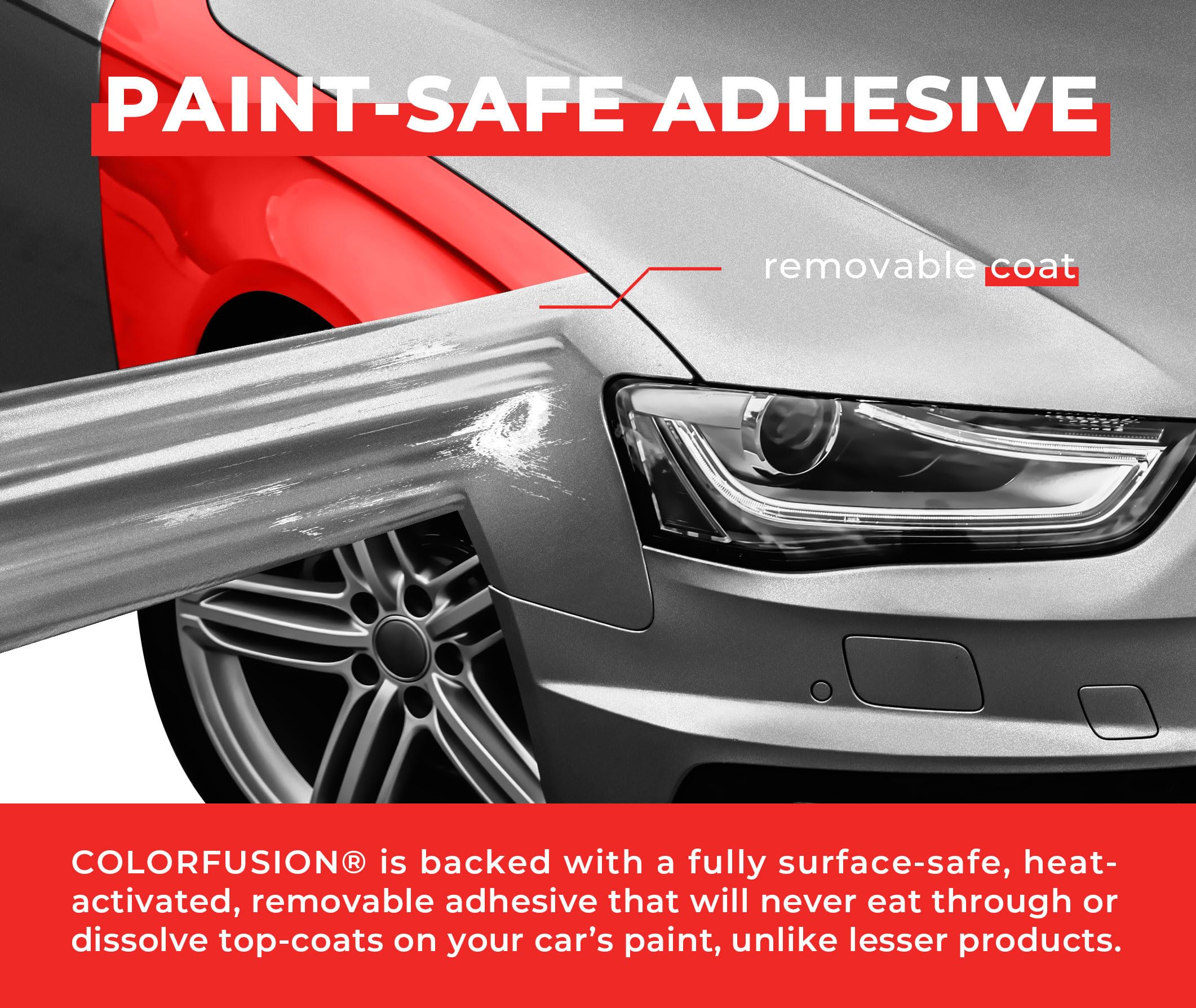 VViViD ColorFusion PPF gunmetal satin stealth roll delivers a premium finish