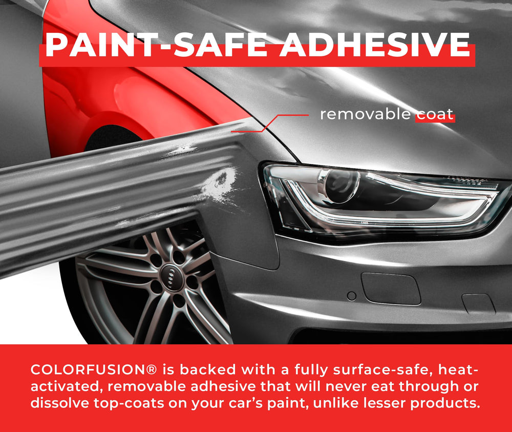VViViD ColorFusion PPF heat-activated removal keeps top coats intact.