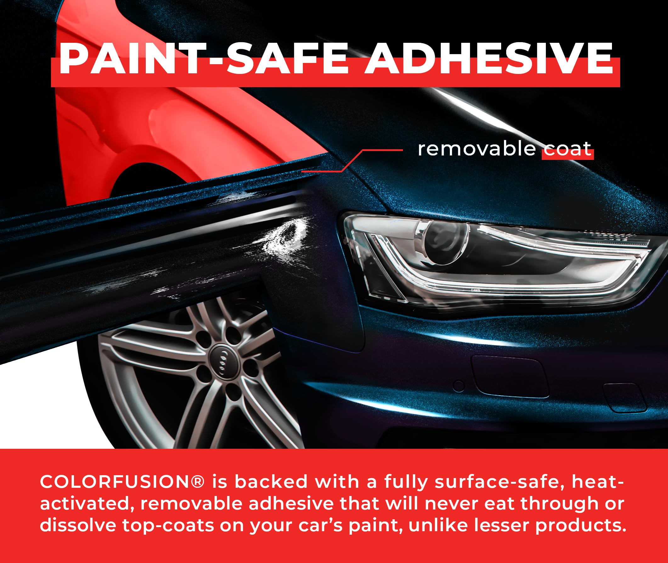 VViViD ColorFusion PPF durable glassy finish for lasting gloss