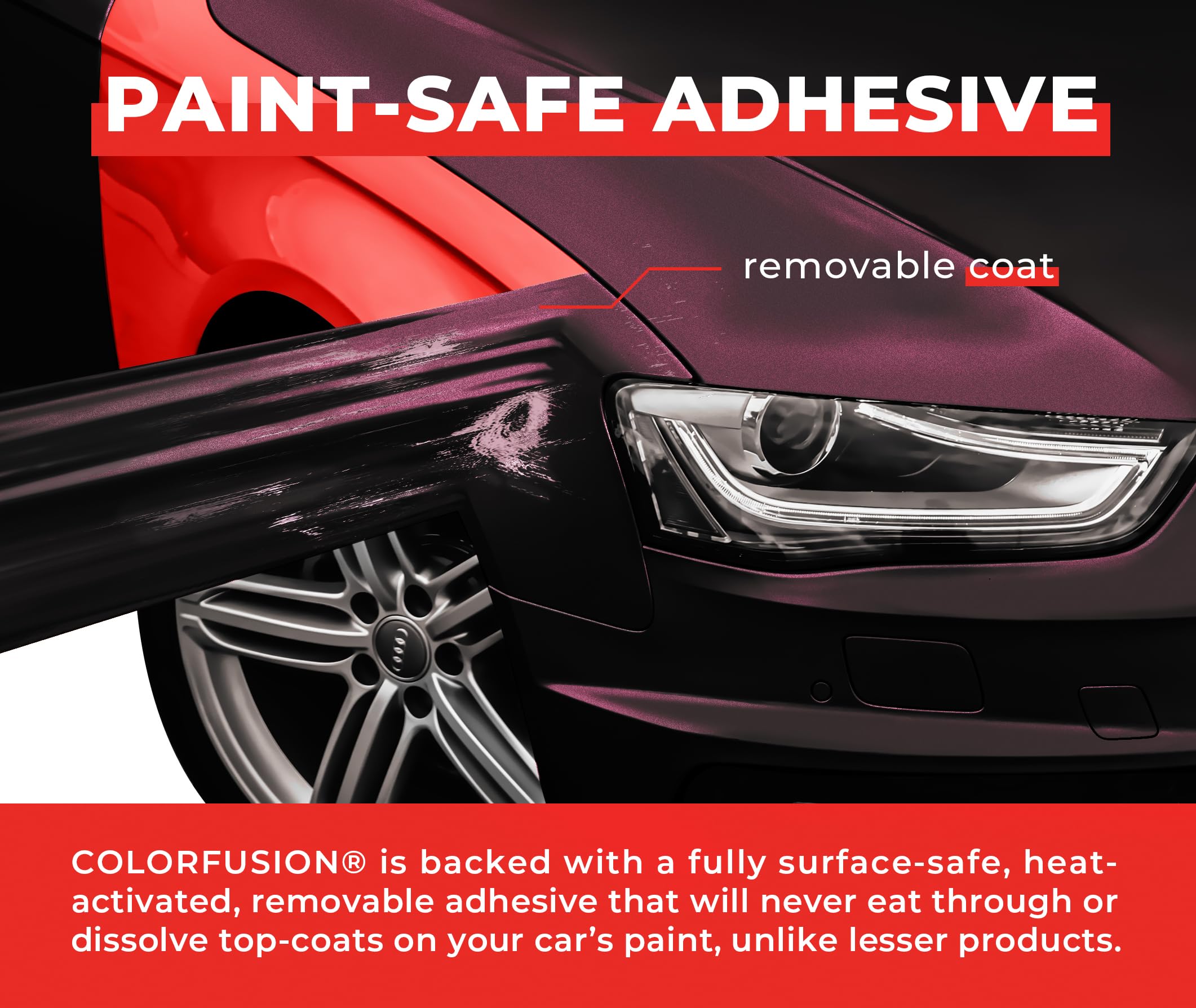 VViViD ColorFusion PPF rear bumper edge protection in action.