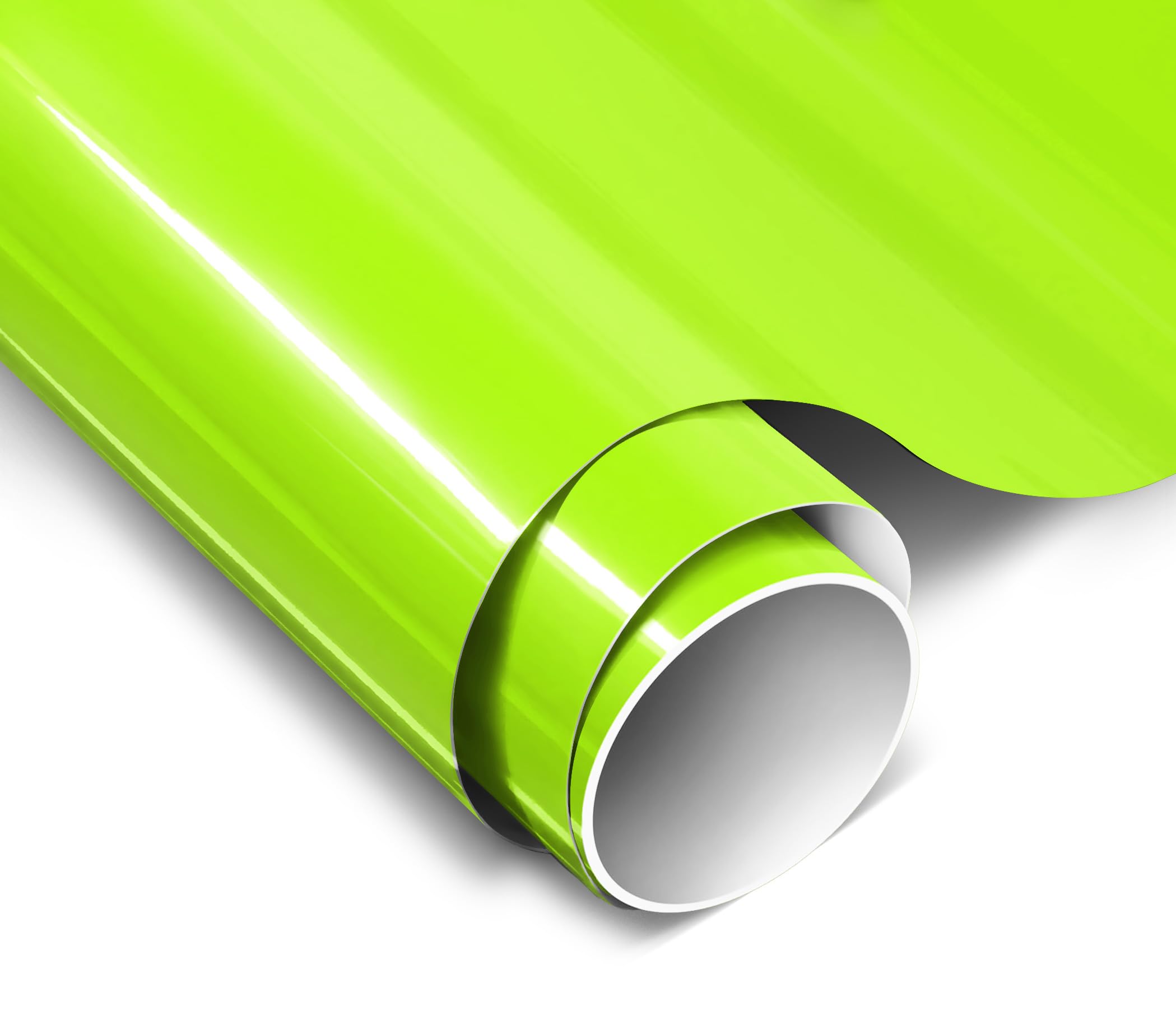 VViViD ColorFusion PPF roll in Apple Green gloss, durable color protection.