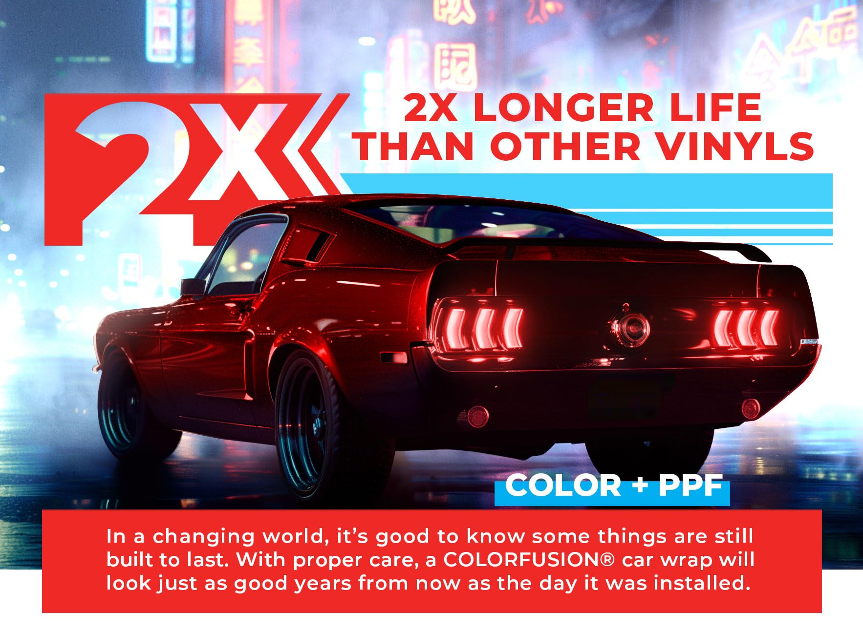 VViViD ColorFusion PPF self healing process repairs minor scratches with heat.