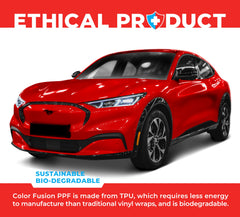 VViViD ColorFusion PPF demonstrates heat-assisted scratch self-healing.