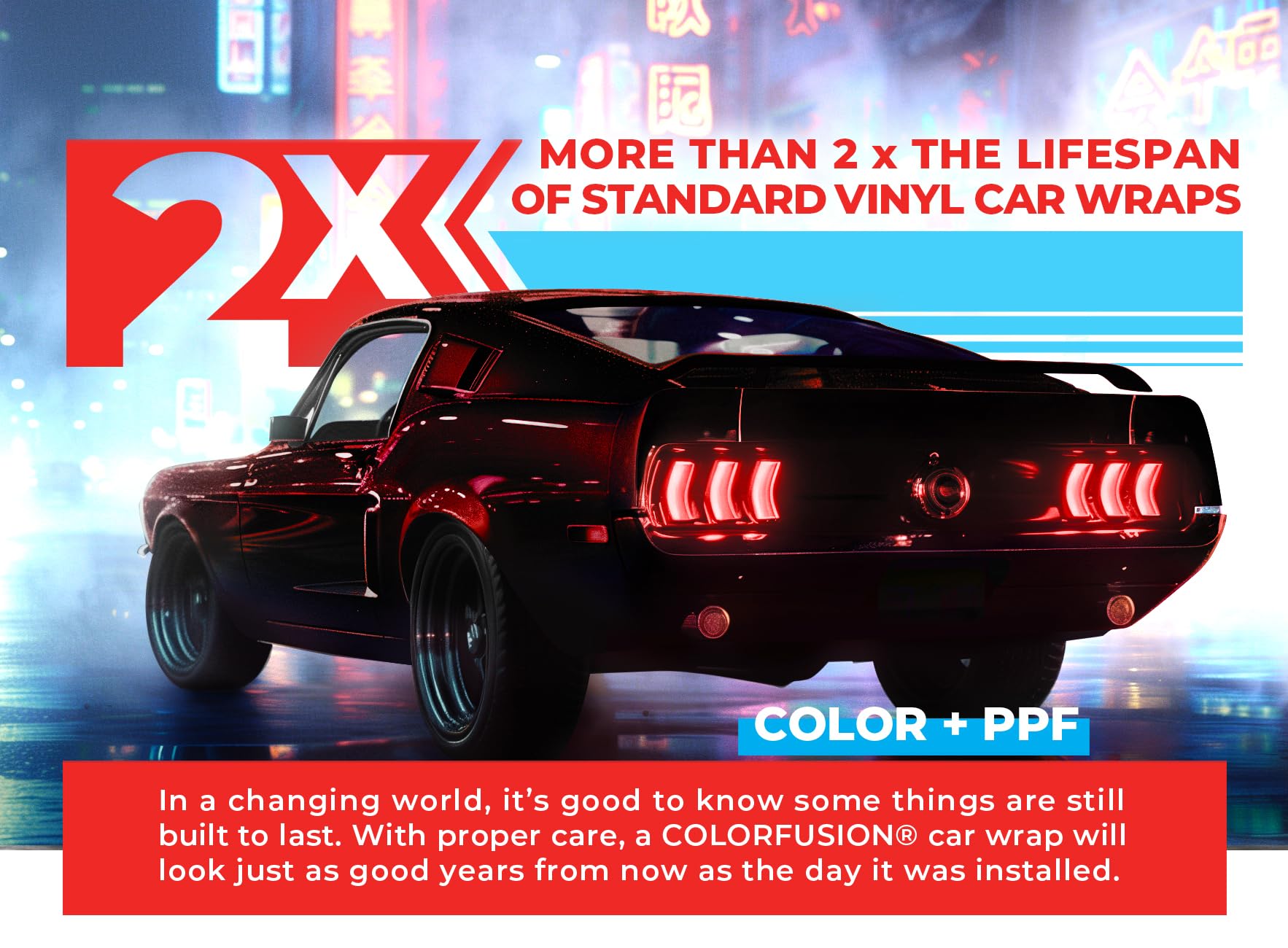 VViViD ColorFusion PPF wet installation on a large flat surface to reduce bubbles.