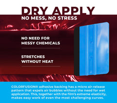 ColorFusion self-healing close-up demonstrates scratch recovery with heat.