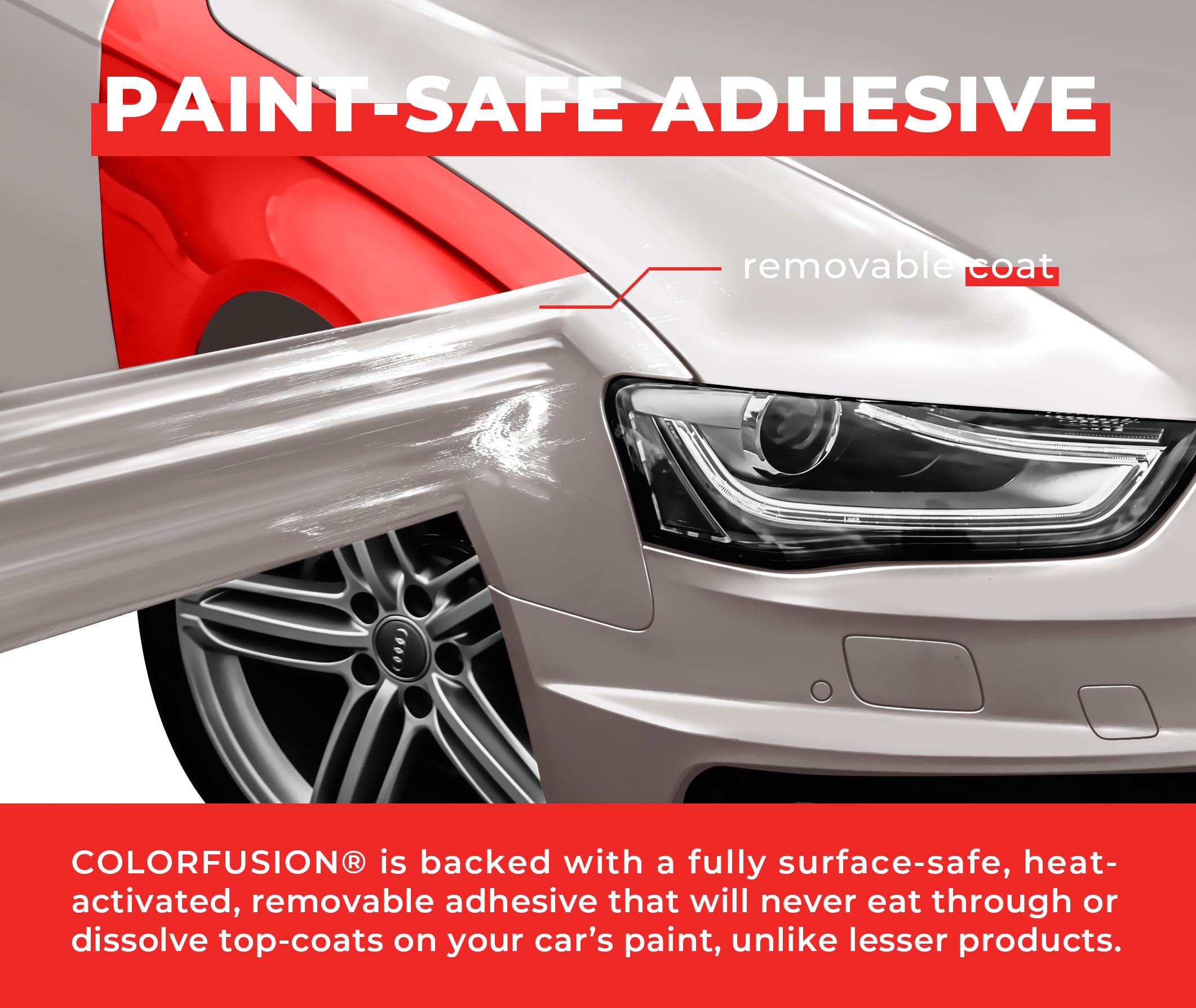 Bright, durable ColorFusion finish visible under sun exposure.