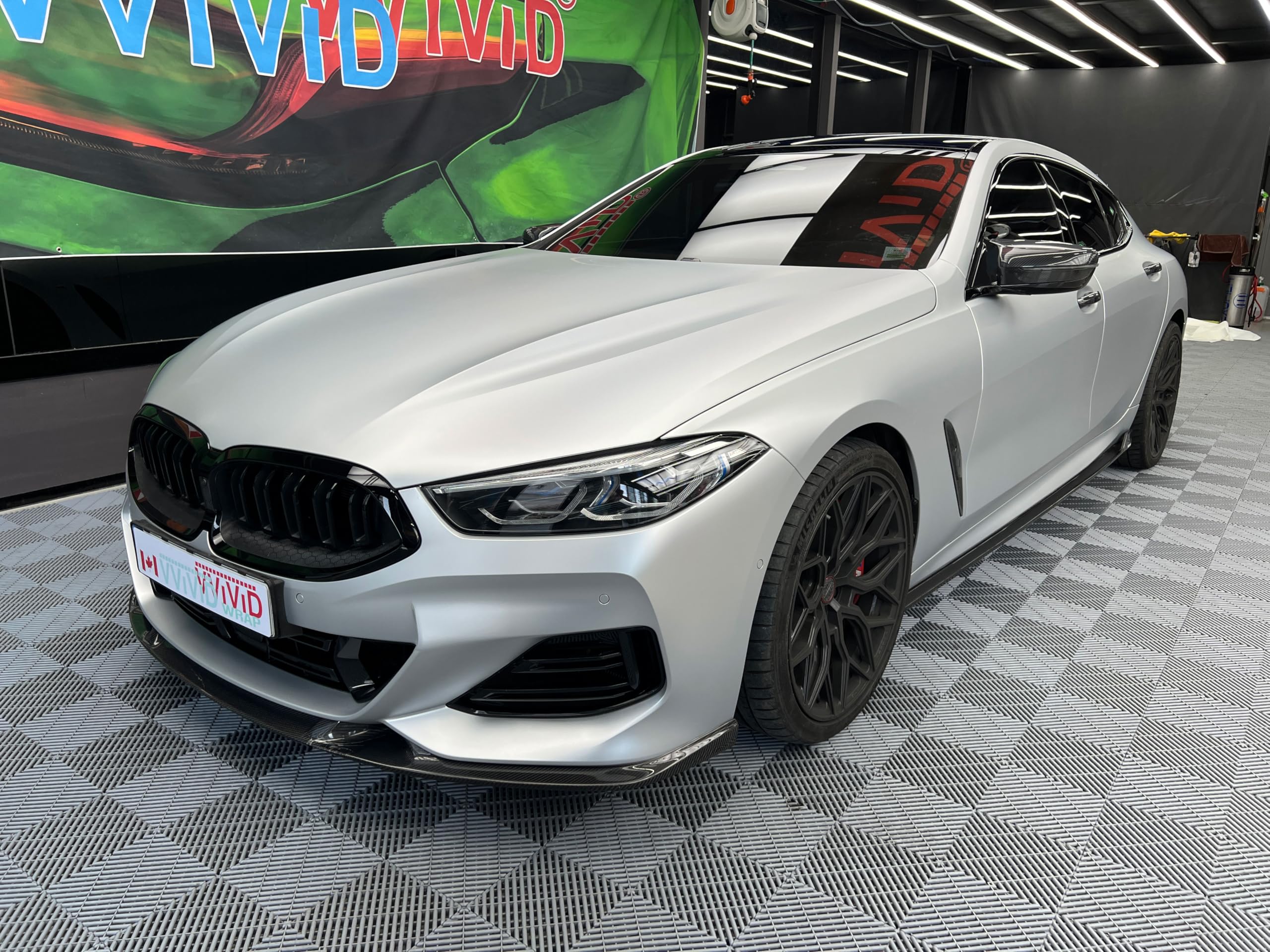 VViViD ColorFusion UV topcoat detail highlighting gloss and color protection.