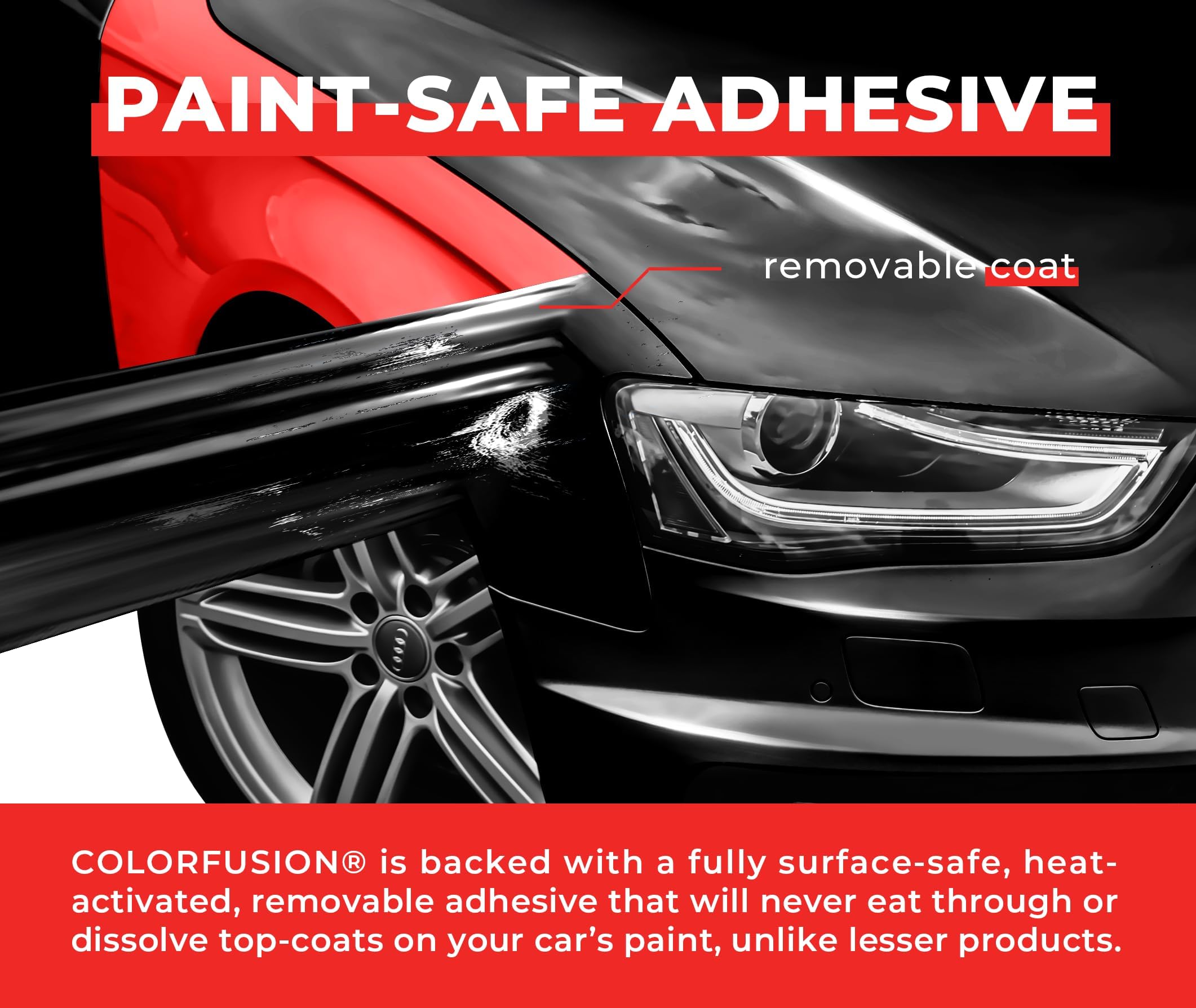 VViViD ColorFusion wet-application option minimizes solution use for smoother installs.