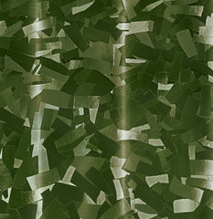 VViViD forest green carbon wrap conforms to curves for seamless coverage.