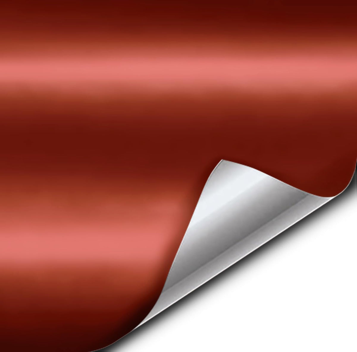 VViViD Copper Satin Chrome car wrap visual for DIY vehicle customization.
