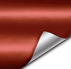VViViD Copper Satin Chrome car wrap visual for DIY vehicle customization.