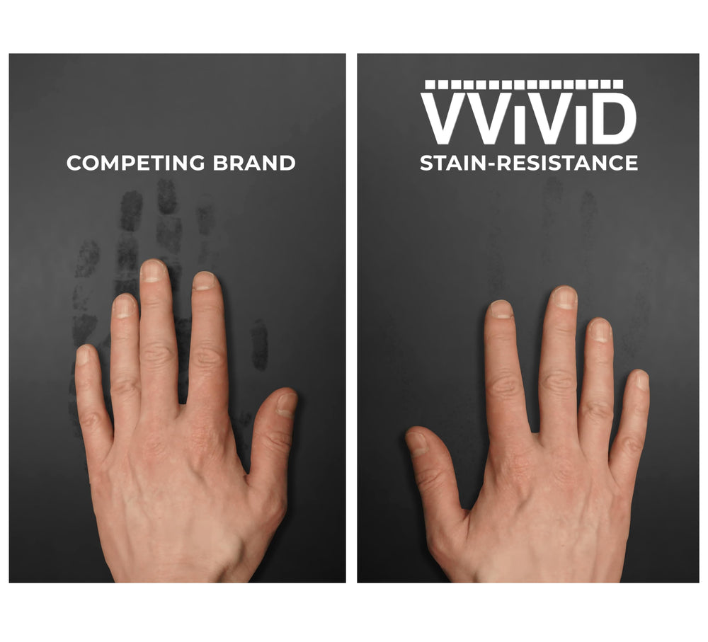 VViViD Dry-apply adhesive enables quick repositioning and clean install