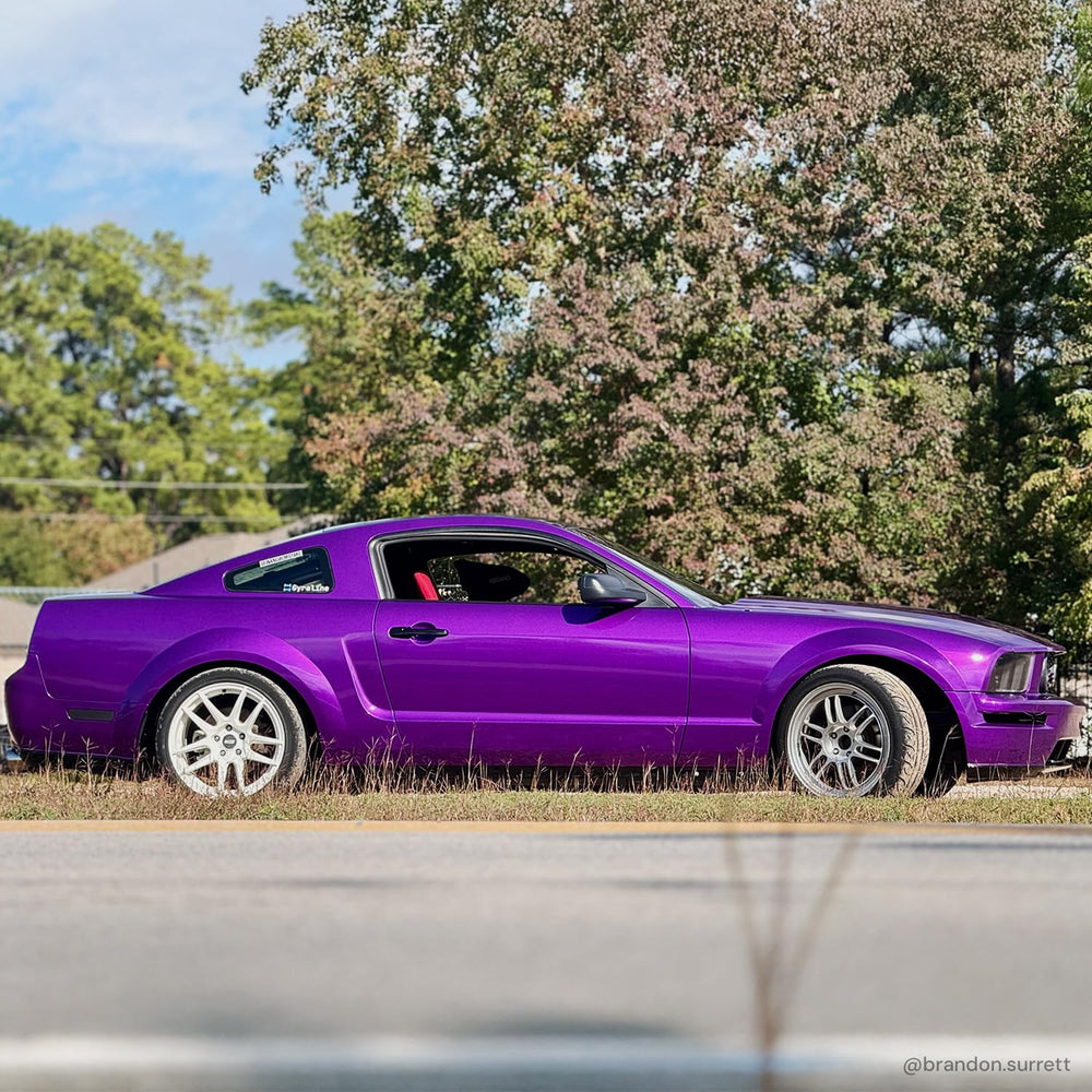 Easy installation with heat demonstrated on VViViD wrap