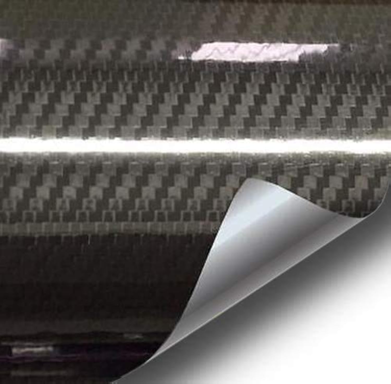VVIVID epoxy wrap roll shows realistic carbon texture and easy install