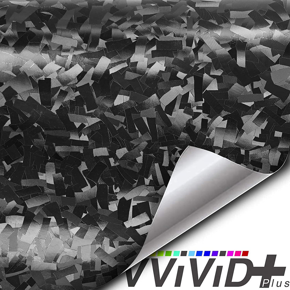 VViViD finished sample panel, versatile for partial or full wraps.