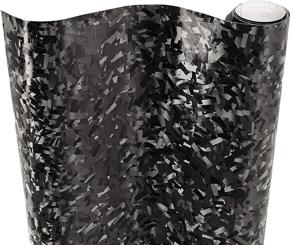 VViViD forged carbon texture close-up, premium finish for bold vehicle accents.
