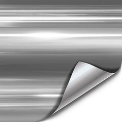 VViViD gloss chrome wrap roll enhances shine with bubble-free air release.