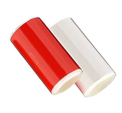 VViViD headlight taillight repair tape in red and transparent for quick scratch repair.