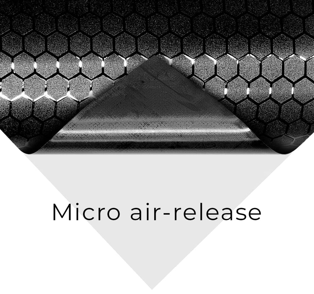 VViViD Honeycomb close-up showing hex pattern and gloss contrast.