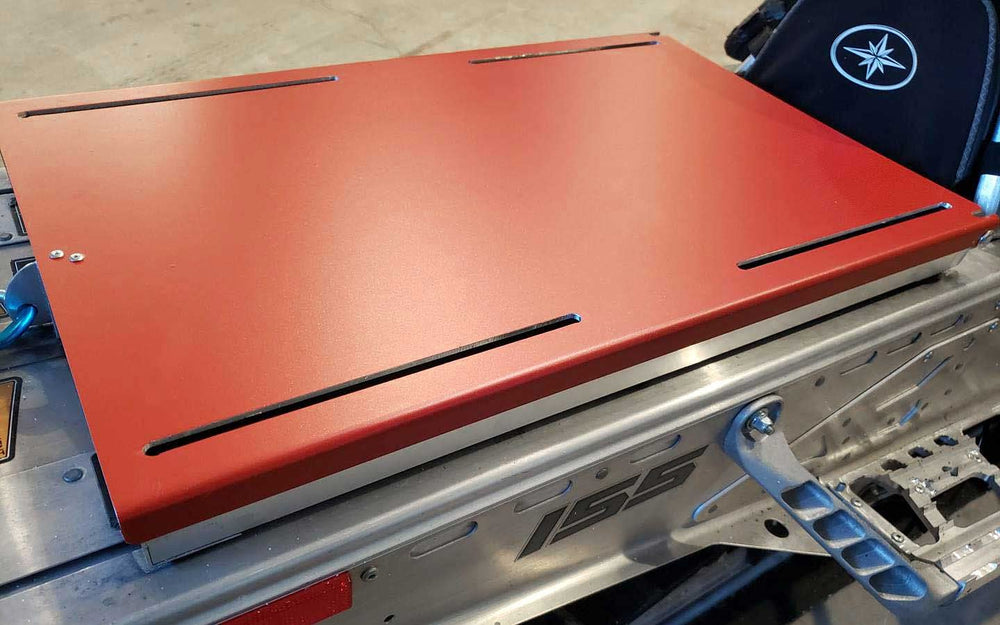 VViViD Lava Red Matte wrap with self-healing surface reducing scratches.