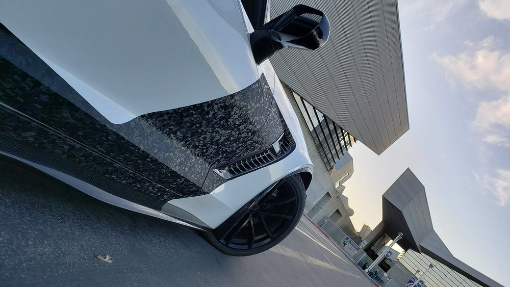 VViViD low-tack adhesive preview shows easy repositioning during installation.